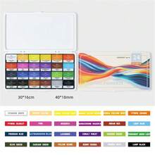 优质24色/套不透明半干性水彩颜料套装，美术用品，适合艺术家、初学者和业余爱好者绘画。 - 套裝 - 查看 10