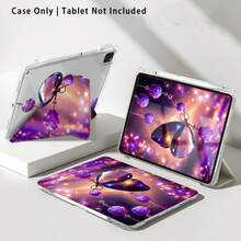 3+Y Foldable Anti-Bending Dreamlike Starry Sky & Colorful Butterfly Pattern Acrylic Crystal Shell Tablet Case, Suitable For Honor Pad 9/10, Honor GT 11.5", X9A/X9Pro, MatePad 11" 2023/2022, MatePad Pro, Apple 10th/11th Gen 2025 Tablets, Galaxy Tab A9 Plus/A11/A11 PLUS - Multicolor - View 8