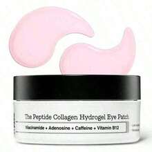 Travel Must Haves Skin Care Pink Peptides - Collagen Hydrogel Eye Patches For Puffy Eyes And Dark Circles, Under Eye Mask, 60 Under Eye Patches, Korean Skincare, Stocking Stuffers For Women - 1pcs - 查看 9
