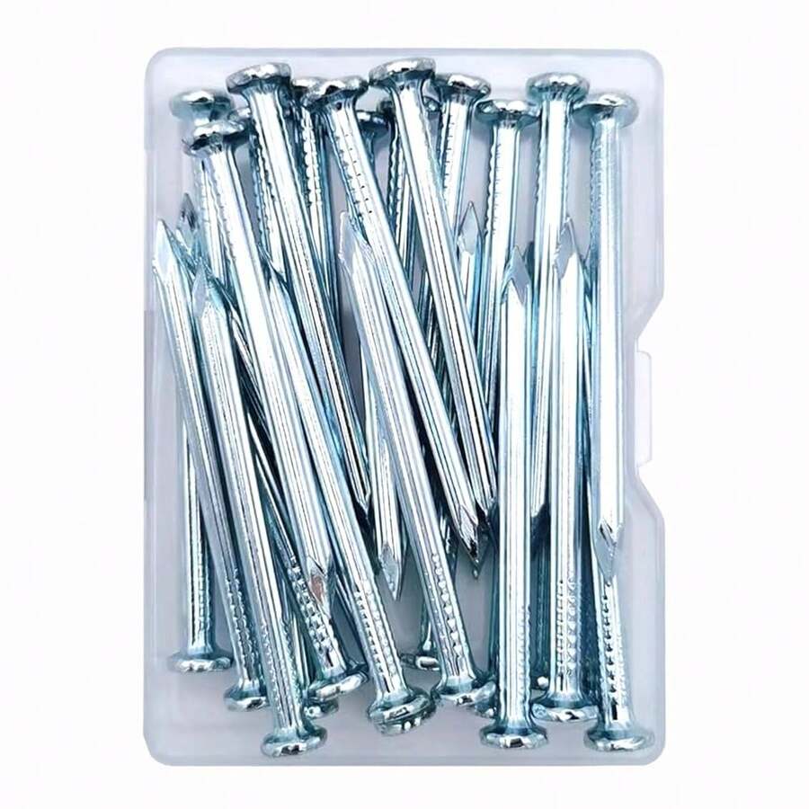 27pcs 2 Inch Wall Nails,Galvanized Hardware Nails,Good Hardness Wall Nails For Hanging Pictures - 2in(27pcs) - View 1