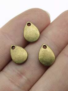 40pcs 11x8mm Drops Waterdrops Charms Pendant For DIY Jewelry Making Necklace Keychain Phone Chain Bracelet Making Accessories Handmade Craft Making Findings - Water Droplet, Flat Water Droplet - View 10