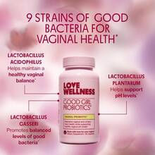 Love Wellness Good Girl Probiotics | Women's Vaginal Health & PH Balance Supplement | 9-Strain Probiotic For Urinary Tract, Yeast, Odor & Immune Support | Gluten-Free (30-Day Supply) - 30天用量(30片裝) - 查看 3