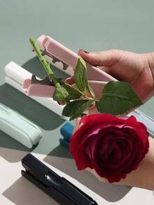 Rose Thorn Stripper, Stem & Leaf Thorns Remover, Portable Gardening Tool, Rose Stem Thorn Stripper, Stem Cleaner, Plastic Stem Peeler, Rose Leaf Trimmer, Suitable For Home Garden, Flower Shop, Floral Arrangement - Multicolor - View 3