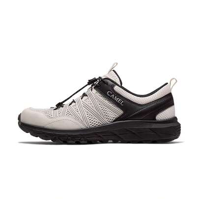 男士户外透气网面休闲套脚徒步运动鞋，夏季