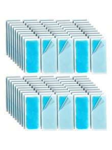 100pcs Children's Instant Cooling Gel Pads, These Gel Ice Packs Are Ready To Use For Relieving Headache, Fever, Pain, Migraine, Toothache And Sunburn Cooling - View 2