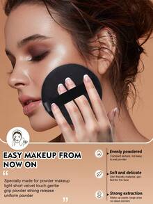 41件套化妆工具套装，包括：20支化妆刷套装+3个圆形粉扑+3个化妆海绵+3个三角形粉扑+3个迷你化妆海绵+3个迷你气垫粉扑+2个化妆刷清洁工具+1个发圈+2个手提碗挂绳+1个绒布袋 - 彩色 - 查看 8