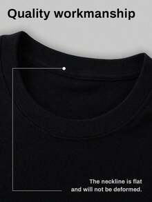 Hellstars Path To Paradise Abstract Y2K Graphic T-Shirt,220g 100% Cotton,Round Neck Short Sleeve,Black Streetwear Essential For Summer Going Out,Unisex Style - màu đen - Xem 3