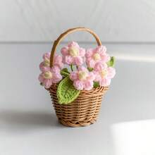 1 bông hoa hướng dương, hoa hồng móc len, hoa nhân tạo hoạt hình, trang trí bàn/tường, hoa nhân tạo, thích hợp làm quà tặng sinh nhật, kỷ niệm, Ngày của Mẹ, Giáng sinh, sự kiện và trang trí nhà cửa, quà tặng Ngày Valentine - Nhiều màu - Xem 19