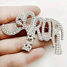 1 chiếc ghim cài áo hình voi tinh tế, trang sức độc đáo, phụ kiện thời trang, quà tặng ngày Valentine cho trang phục hàng ngày. - Thời trang - Xem 3