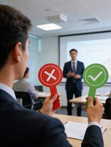 1/2张双面手持式正确/错误答案指示卡 - 教育教学道具，适用于学生参与、反馈、辩论比赛和评判，双面正确/错误答案反馈板，用于课堂参与、教学辅助、辩论评判和互动教学用品、教育游戏，清晰耐用，办公桌办公用品，办公配件 - A - 查看 11