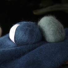 1pc/25g Soft Mohair Yarn,Warm Wool Yarn,For Hand Knitting Sweater And Shawl DIY Material Supplies Crochet Yarn - ZB01 - View 4