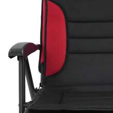 SENDERPICK 1PCS Folding Fishing Chair Multi-Function Fishing Camping Chair Portable - Red and Black - View 7