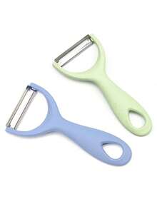 2/3件套不锈钢果蔬削皮器 - 多功能厨房必备，适用于土豆、苹果、黄瓜及所有新鲜农产品 - 彩色 - 查看 3