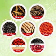 Ginseng Five Treasures Tea, Ginseng And Goji Berry Ten Treasures Kidney Tea, Six Treasures Combination, Eight Treasures Tea, Herbal Tea, Tea, Red Date And Blend, Herbal Formula, 30 Tea Bags (150g), Contains American - 1pc - 查看 3