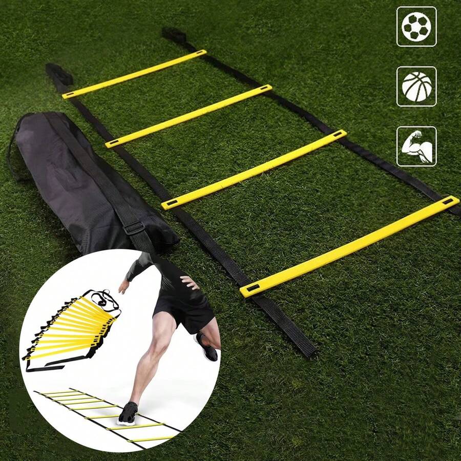 Agility Ladder Removable For Speed Training And Sports Flexibility Portable Agility Football Training Energy Ladder Equipment Training Tool - Multicolor - View 1