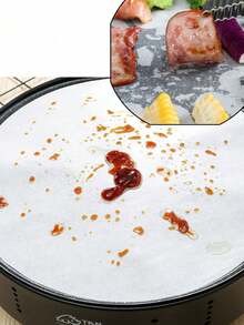 50/100 tờ giấy thấm dầu nướng hình tròn, giấy nướng bánh tại nhà, giấy tráng silicon, giấy lót bánh. - Nhiều màu - Xem 9