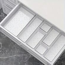 2件/1件抽屉/桌面化妆品收纳盒，透明梳妆台收纳盒，防滑多隔层珠宝及小物件收纳盒，优雅家居装饰收纳盒，秋季卧室装饰 - 無色 - 查看 10