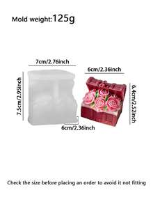 1 khuôn silicon hình trụ làm nến thơm hoa hồng, khuôn thạch cao tự làm bó hoa tulip, thích hợp làm quà tặng ngày Valentine, lễ Phục sinh, trang trí tiệc sinh nhật, tiệc cưới, trang trí nhà cửa và quà tặng ngày lễ/ngày của Mẹ. - A - Xem 10