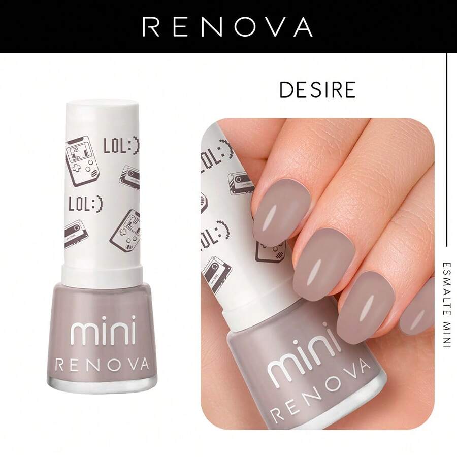 Renova Mini Desire Nail Polishes 7.7ml - Coffee Brown - View 1