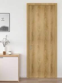 1卷棕黄色自粘木纹装饰壁纸,可移除可重复使用,可剥离粘贴的复古木纹接触纸,适用于橱柜、台面、桌子和架子/房间装饰、家居装饰、卧室装饰,可粘贴在瓷砖、海报、墙贴、桌面贴纸上,乙烯基壁纸卷 - 美橡木 - 查看 8