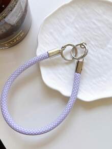 1 chiếc ốp điện thoại dệt đa năng kèm dây treo ngắn cầm tay, thiết kế chống rơi tiện dụng. - vòng đeo tay - Xem 11