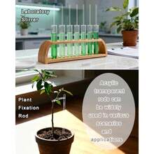 100Pcs Acrylic Cake Pops Sticks Clear Round Plastic Str Acrylic Cake Topper Sticks Reusable Cocktail Stirrer  Party DIY Craf Rations 6-Inces - 6inches - View 6