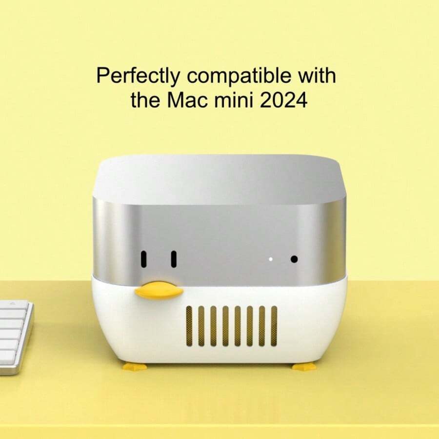 Apple Mini M4/M4 Pro Compatible Convenient Power-On Dock Dust-Proof Elevated Cooling Stand Desktop Organizer - View 1