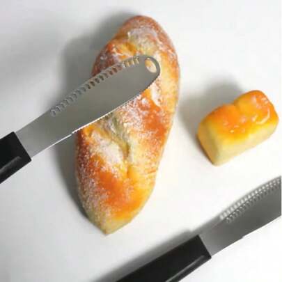 1/2 Set Luxury Stainless Steel Butter Knives - Wide Straight Edge Design, Easy Spreading For Sandwiches, Cheese And Condiments - Essential Kitchen Tool