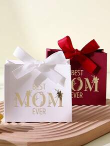 10pcs Mini Mother's Day Gift Boxes - Printed With "Happy Mother's Day" Text, Suitable For Party Decoration And Celebration. Gift Boxes | Colorful Decor | Decorative Candy Boxes - Multicolor - View 8