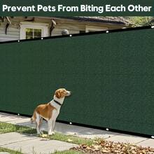 Senmeo 6x50ft Heavy-Duty Privacy Shade Netting, Outdoor Sun Block Mesh With 33ft Rope For Garden/Patio - Green - View 1