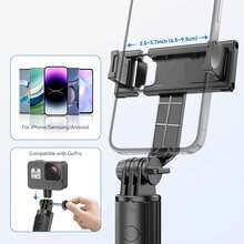 Palo de selfie y trípode inalámbrico Bluetooth Fangtuosi 3 en 1, versión mejorada para viajes al aire libre, regalo del Día de la Madre o cumpleaños - Unitalla - Ver 6