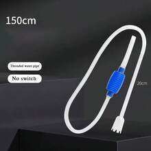 1 Set Aquarium Gravel Vacuum Cleaner Siphon Pump, Includes Hose & Nozzle, Suitable For Freshwater & Saltwater Fish Tank Maintenance - Multicolor - View 6