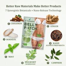 10pcs Moxa Extract Navel Stickers, Plant Extract, Circulation Vitality Auxiliary, Post-Exercise Care, Daily Health Stickers, Sedentary Relief Tool - View 4