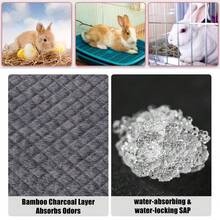 20pcs Disposable High Absorbent Quick Dry Odor Resistant Non-Leak Small Pet Cage Pads, Suitable For Rabbits, Hamsters, Guinea Pigs, Ferrets, Etc. - View 5