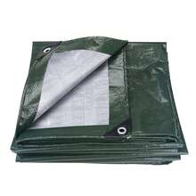 105克/平方米防水加厚篷布，尺寸可选：3米×4米、3米×3米、2米×3米，带加固扣眼，多用途，适合户外使用，绿色 - 軍綠色 - 查看 14