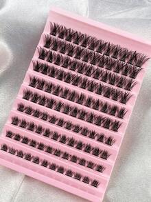 120片/套 Asiteo 柔软自然貂毛假睫毛，DIY睫毛嫁接片，单根假睫毛 - C - 查看 7