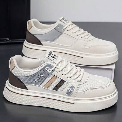 Nuevas zapatillas casuales de malla con suela gruesa, de marca, antideslizantes y resistentes al desgaste, que aumentan la altura, zapatos casuales de moda para adolescentes