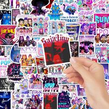 Mattel 美泰 K-Pop 60张女巫猎人女团、男鬼贴纸，K-Pop 男/女团系列，韩国美男明星贴纸/动漫系列小礼物 - 彩色 - 查看 2