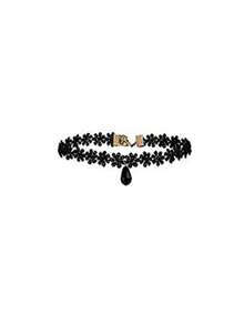 Set de 18 piezas de collares vintage minimalistas de estilo gótico punk para mujer - 18 artículos - Ver 2