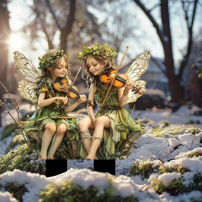 1 chiếc cọc trang trí ngoài trời hình nàng tiên chơi vĩ cầm 2D, thích hợp cho vườn ngoài trời, chậu hoa, bãi cỏ, sử dụng được quanh năm, không cần pin.