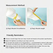 鹦鹉造型狗狗口套，柔软舒适，配有可调节绑带，可有效防止小型和中型犬咬人吠叫。 - 黃色 - 查看 8