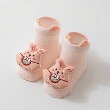 1 Paar atmungsaktive Baby Socken mit süßer Figur für Frühling/Sommer, rutschfeste Kleinkind Socken für Neugeborene 0-1 Jahre - Verschiedenfarbig - Übersicht 20