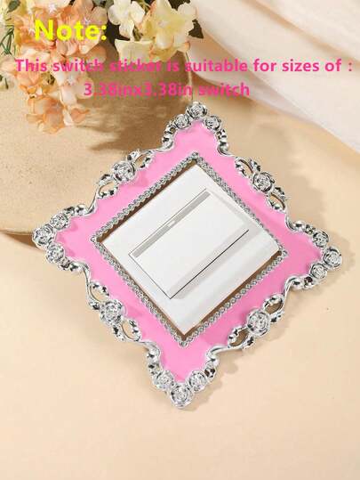 1 Set kreative Lichtschalter Dekoration für Wohnzimmer & Schlafzimmer, dekorative Wandsticker zum Schutz von Steckdosen, doppelte Schalter dekorative Wandsticker, Zuhause Dekor Sticker Accessoires