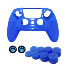 1 Set Silicone Protective Cover + 10pcs Joystick Caps For 5 Elite Controller, Anti-Slip Textured Design To Prevent Scratches, Sweat And Dust, Enhance Gaming Experience - View 9