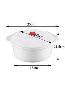 3pcs Microwave Bowls With Lids, Ramen Noodle Soup Bowls, Mixing Bowls, Food Storage Cookware, Suitable For Kitchen, Office, Dorm - Multicolor - View 12