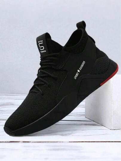 Zapatos de malla transpirable Zapatos Deportivos De Ocio Para Hombre,Tenis,Hombres Zapatos gruesos de color combinado con cordón delantero,Zapatos para correr al aire libre para hombres.Nuevas zapatillas deportivas para hombre.Zapatillas deportivas moda