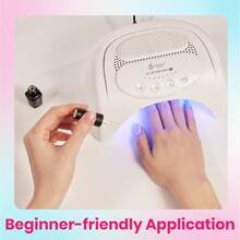 Beetles 36 Colors Gel Nail Polish Set, Pastel Jelly Pink Purple White Green Glitter Gel Kit With Base & Top Coat, Nail Tools, Soak Off UV Nail Art, Salon DIY Manicure Gift For Women - 44Pcs 36Colors Cold Shoulder - 查看 6