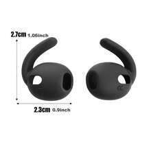 1 par/2 piezas Juego de tapones y clips para los oídos de silicona suave, adecuado para Galaxy Buds 3, funda protectora antideslizante para auriculares para deportes - Ver 11