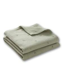 1 chiếc chăn em bé, dệt kim 100% cotton, thiết kế rỗng tối giản, thích hợp cho mùa xuân và mùa hè. - Nhiều màu - Xem 1