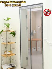 Màn cửa chống muỗi từ tính cải tiến - Màn tự động đóng mở chống muỗi và côn trùng. - Lưới màu xám Viền màu xám - Xem 2